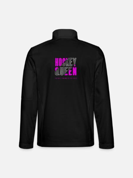Hockey Königin - Unisex Softshelljacke - Schwarz
