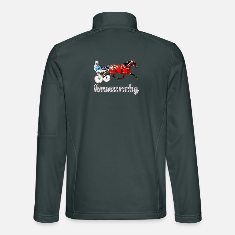 Design Traber avec lettrage Veste en tissu softshell Unisexe