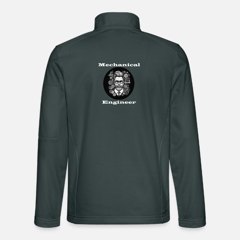 Mechanical Engineer weiß Unisex Softshelljacke