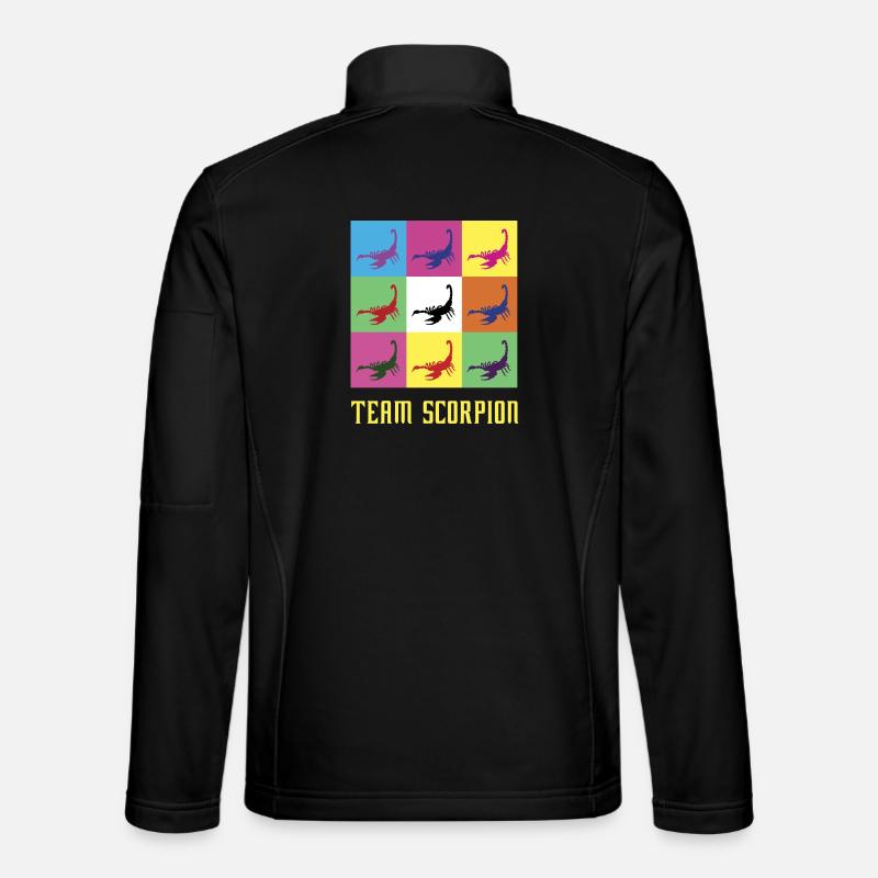 L'équipe Scorpio - Veste en tissu softshell Unisexe - noir