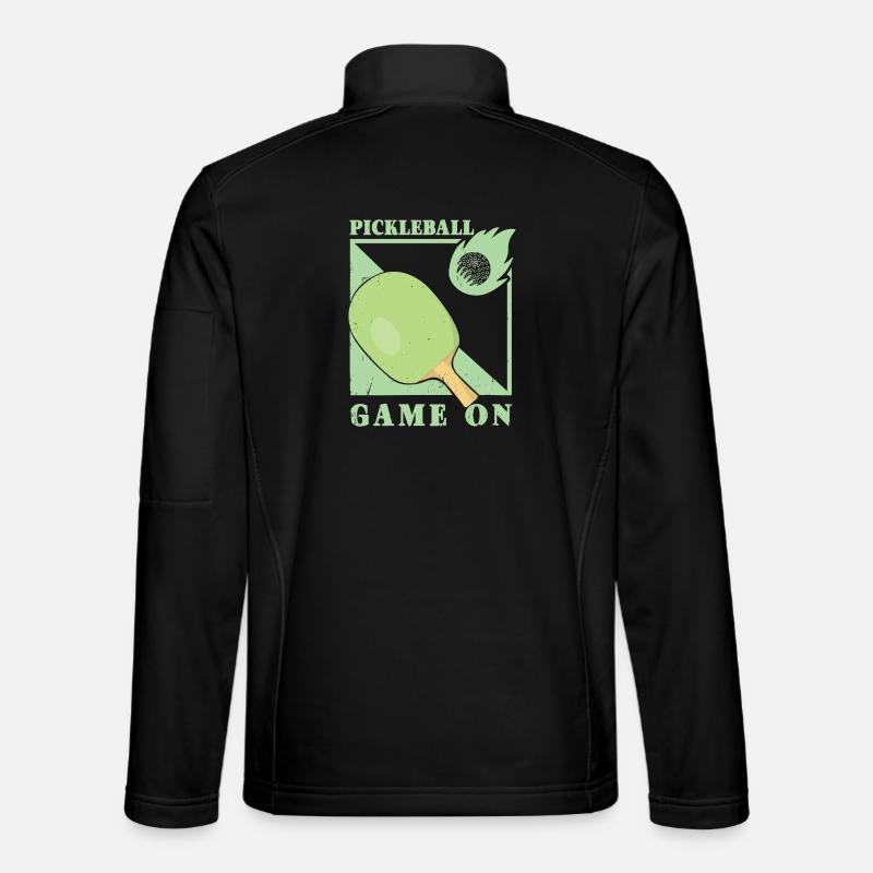 Pickleball Player - Unisex Softshell Jacket - black