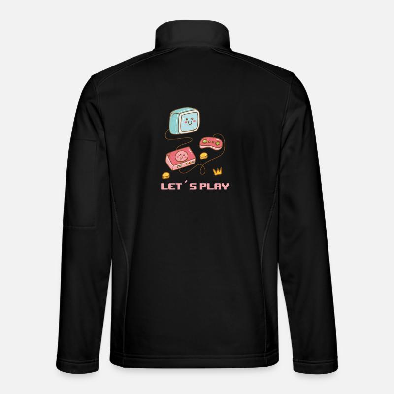 Kawaii Gaming - Süsser Spielspass! - Unisex Softshelljacke - Schwarz