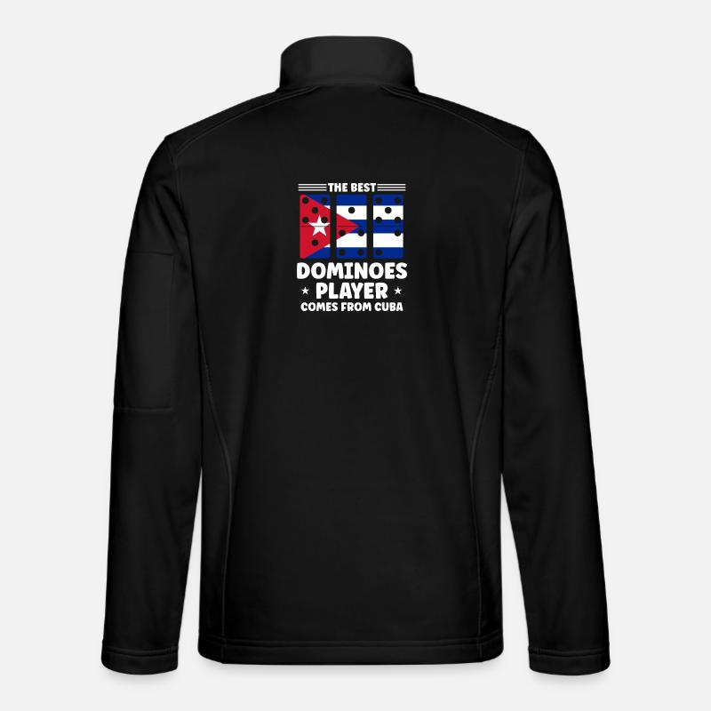 Domino game design - Unisex Softshell Jacket - black