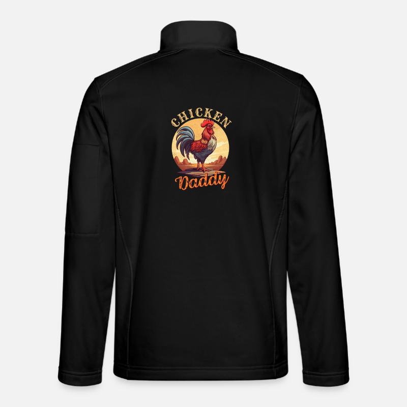 Königlicher Waliser mit Hahnenkopf - Unisex Softshelljacke - Schwarz