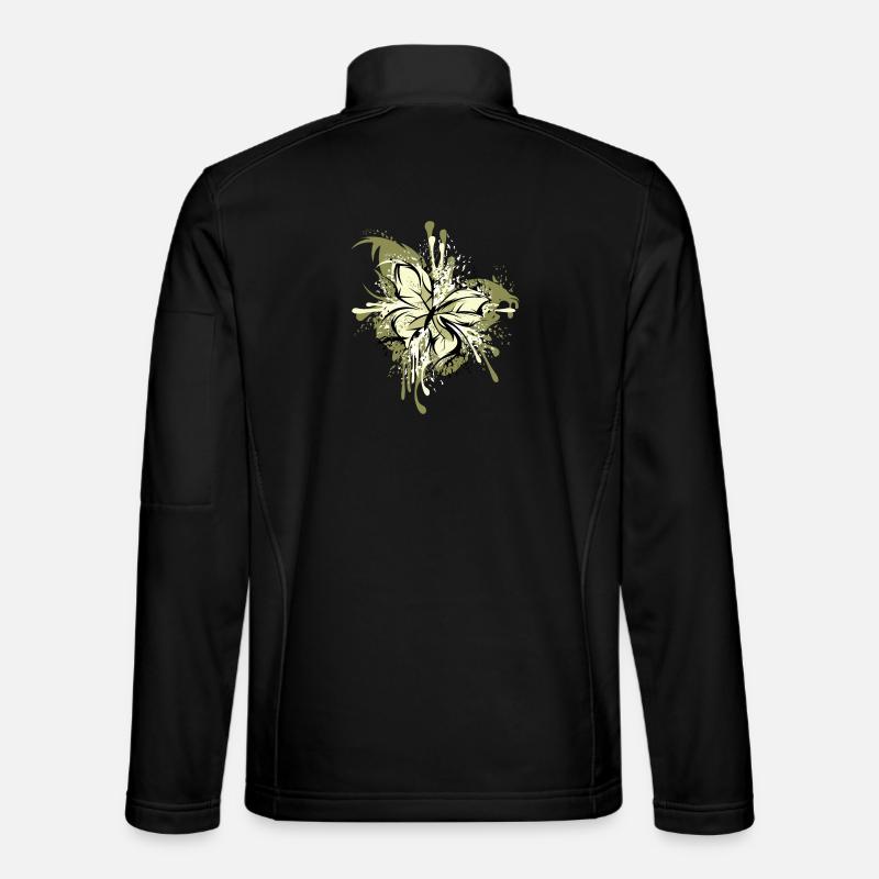 schmetterling abstrakt explosion Farben Grafik Unisex Softshelljacke