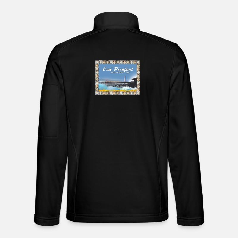 Can Picafort Coastal Landscape - Unisex Softshell Jacket - black