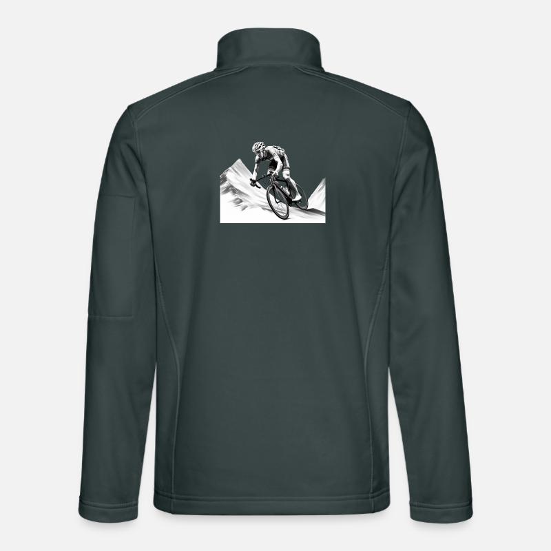 Road biking, mountain touring, biking and downhill riding Unisex Softshell Jacket
