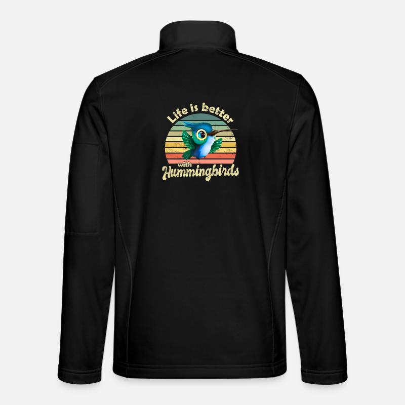Kolibri - Unisex Softshelljacke - Schwarz