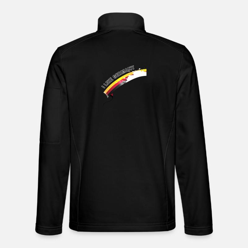 i like Germany with Milk - Unisex Softshelljacke - Schwarz