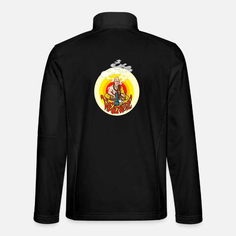 Westseite - Unisex Softshelljacke - Schwarz