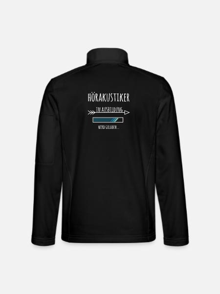 Hörakustiker Ausbildung Beruf Geschenk - Unisex Softshelljacke - Schwarz