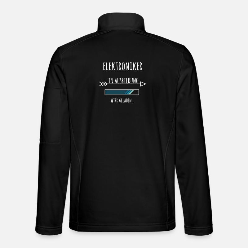 Elektroniker Ausbildung Beruf Elektrik - Unisex Softshelljacke - Schwarz