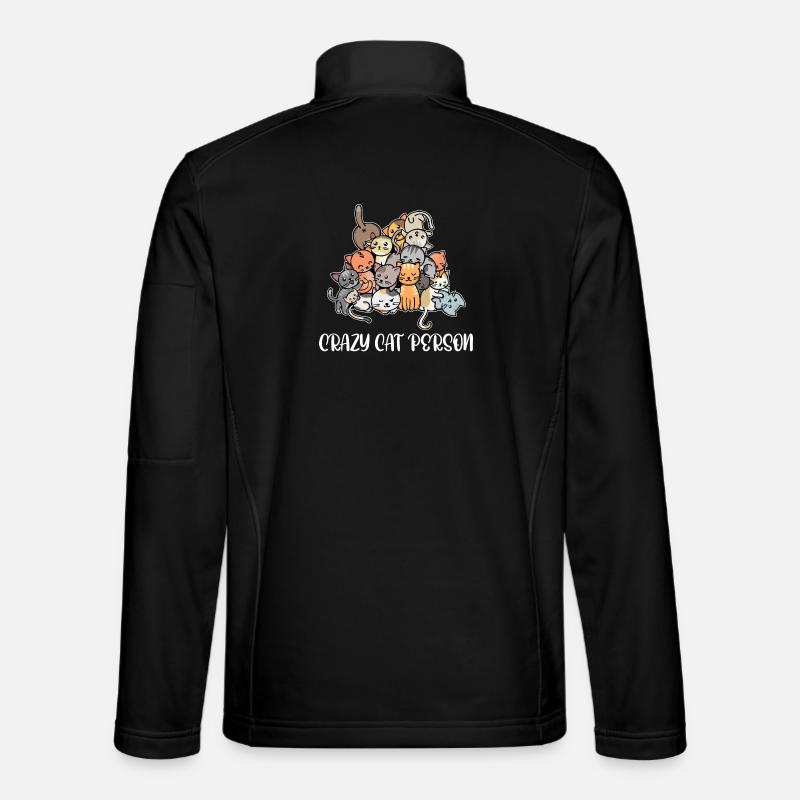 Lieblingstier Katze Haustiere Statement Tiere - Unisex Softshelljacke - Schwarz