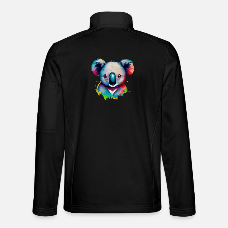 Koala - Veste en tissu softshell Unisexe - noir