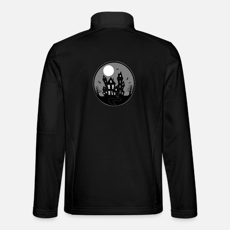 Haunted house Unisex Softshell Jacket