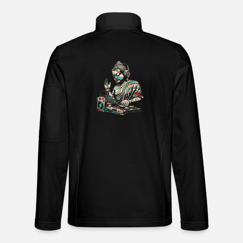 DJ Buddha - Unisex Softshelljacke - Schwarz