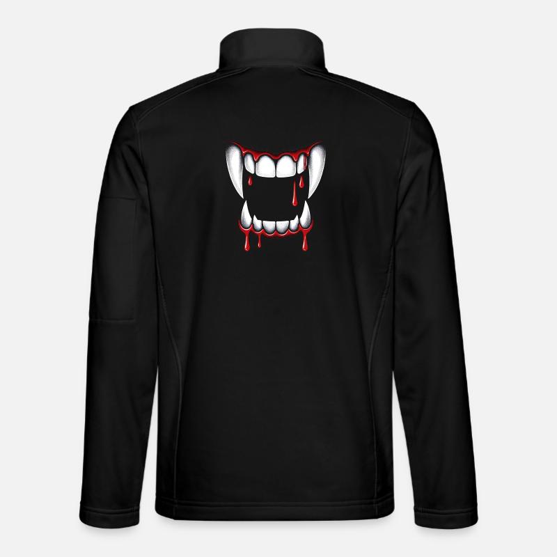 Vampire Fangs - Unisex Softshell Jacket - black