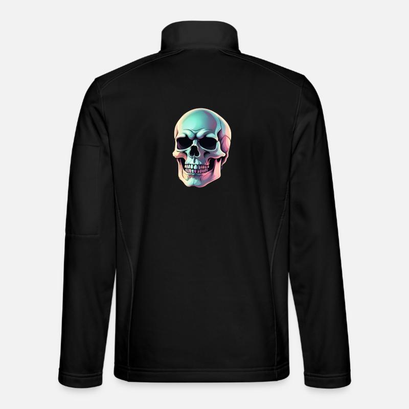 Printflow Skull - Unisex Softshell Jacket - black