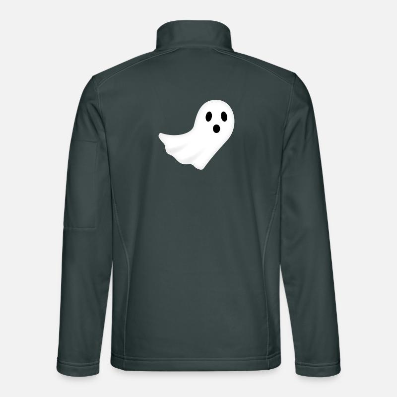 Ghost Halloween Night Ghost Spooky Unisex Softshell Jacket