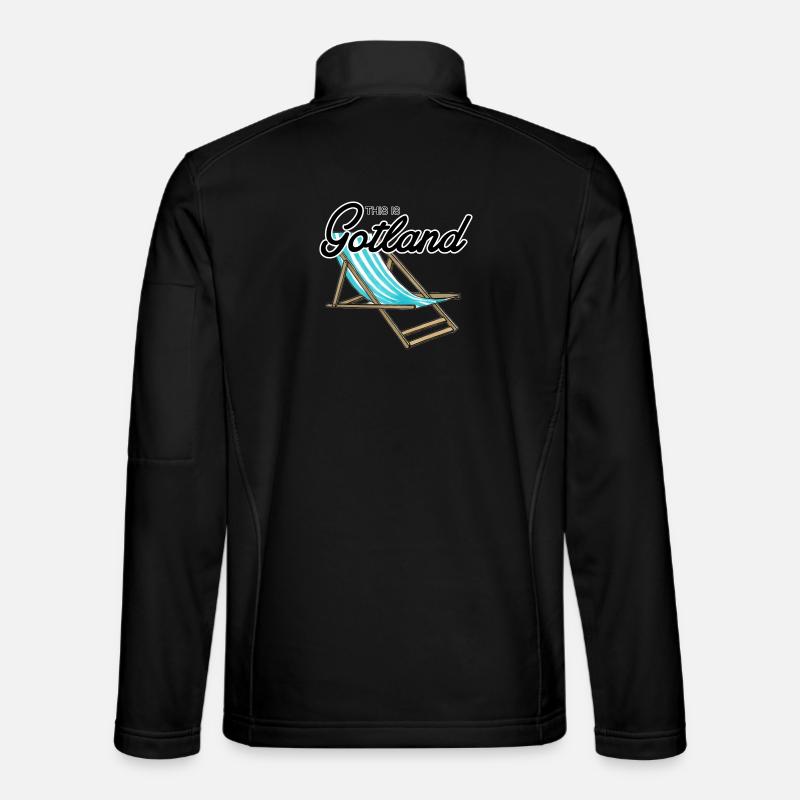 Das ist Gotland Beach Chair - Unisex Softshelljacke - Schwarz