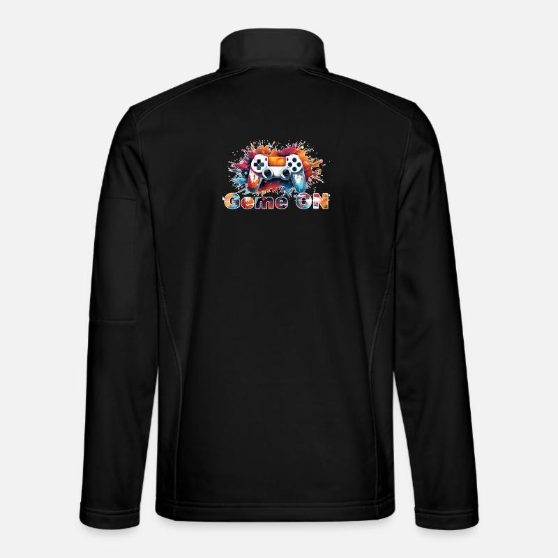 Controller GameON - Unisex Softshelljacke - Schwarz