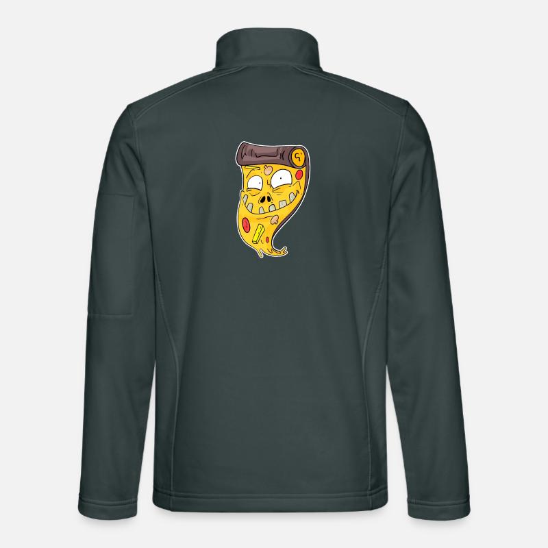Pizza Zombie Veste en tissu softshell Unisexe