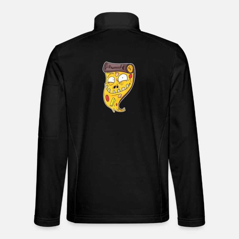 Pizza Zombie - Unisex Softshell Jacket - black