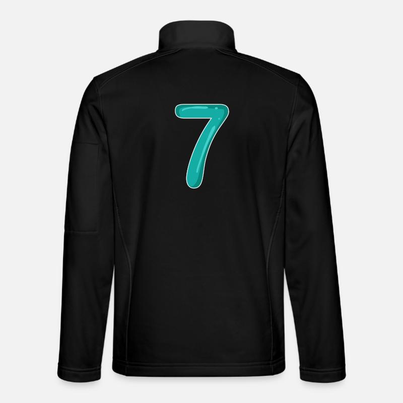 7 - Seven - Unisex Softshell Jacket - black