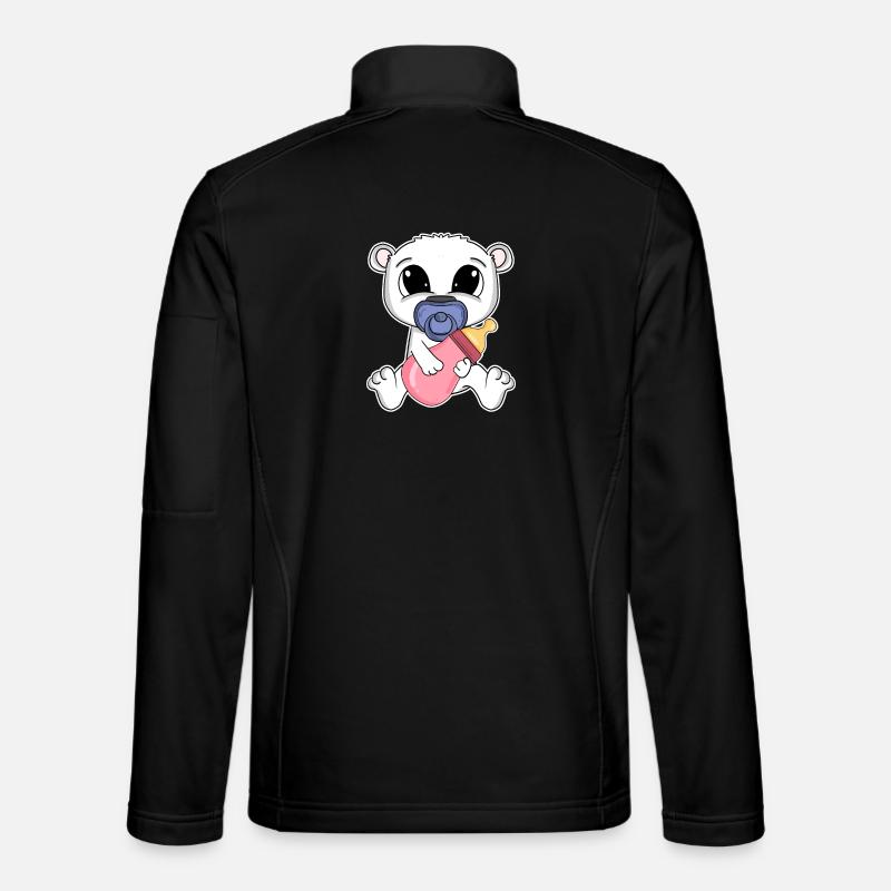 Baby Bear - Unisex Softshell Jacket - black