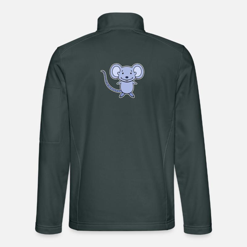 Maus Cartoon Unisex Softshelljacke