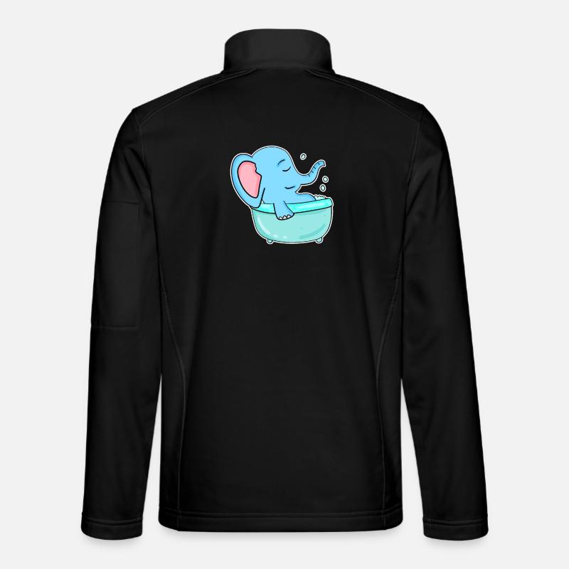 Bathtub Elephant Unisex Softshell Jacket