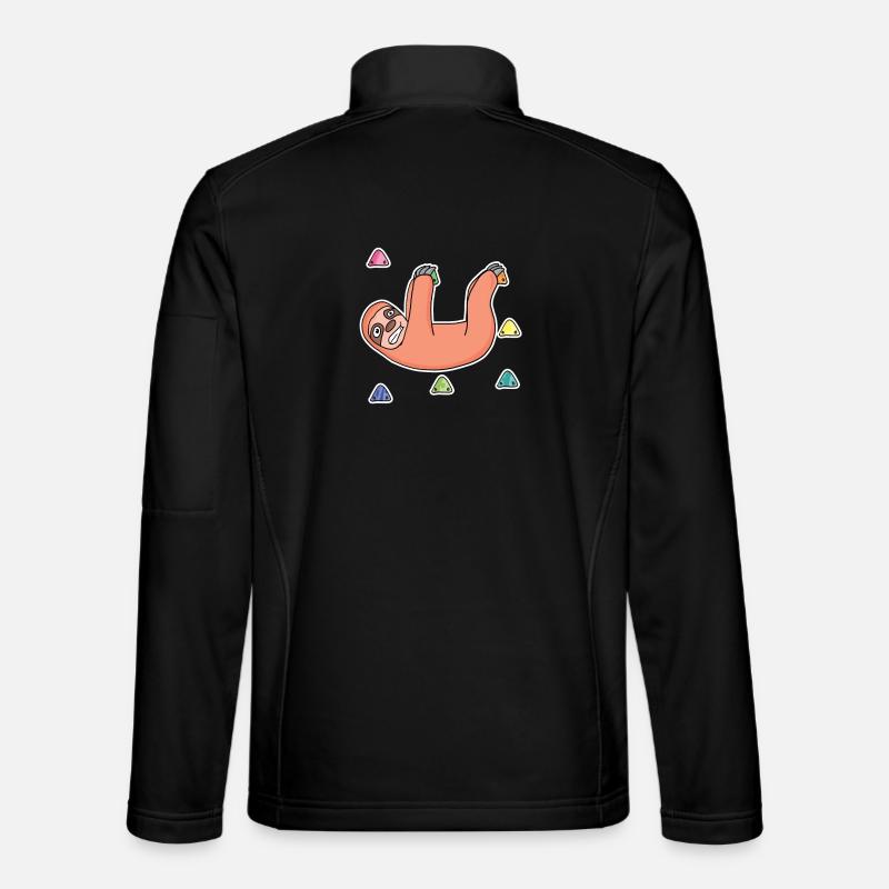 Faultier Felsklettern Klettern Unisex Softshelljacke