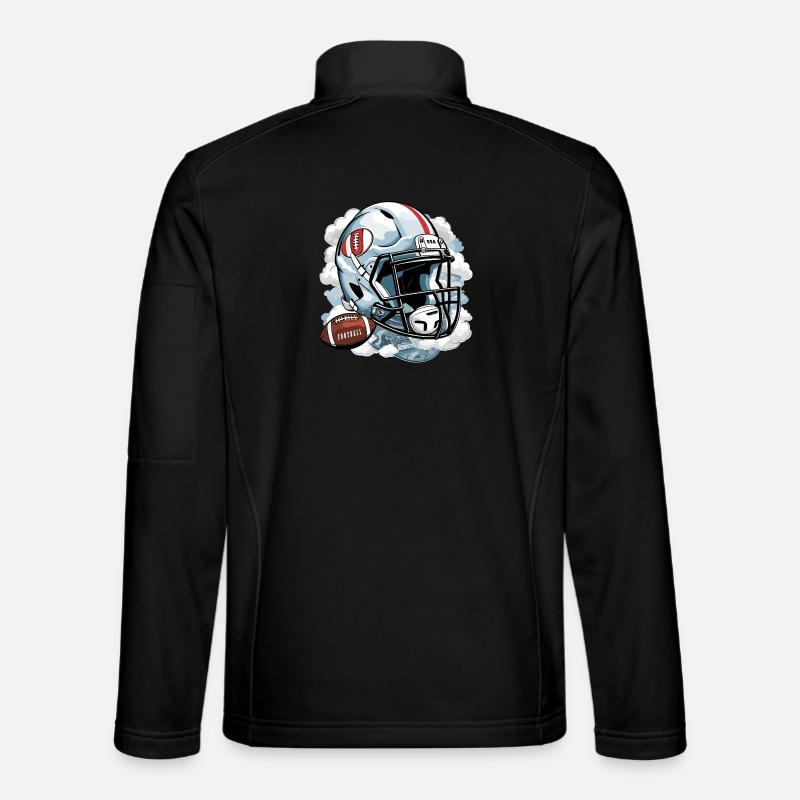 American football - Unisex Softshell Jacket - black
