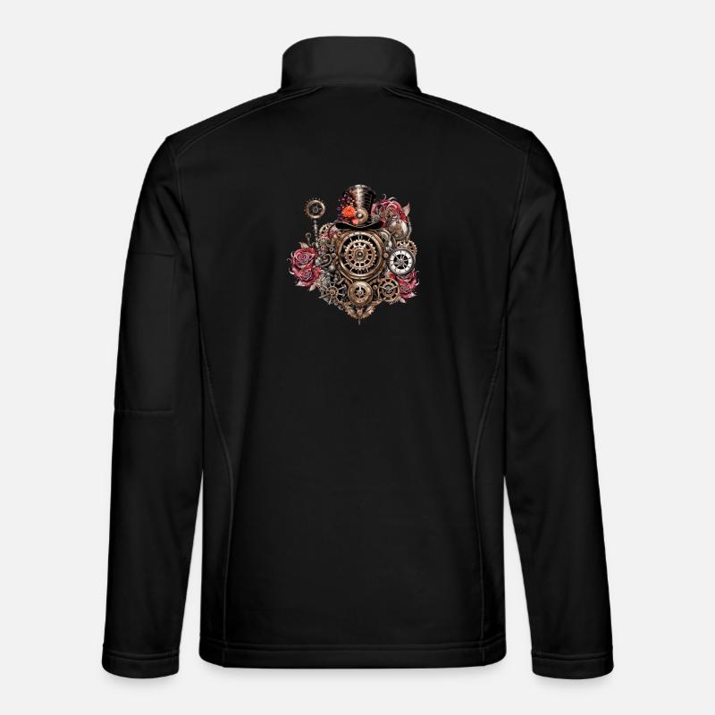 Wunderbares Steampunk-Design - Unisex Softshelljacke - Schwarz
