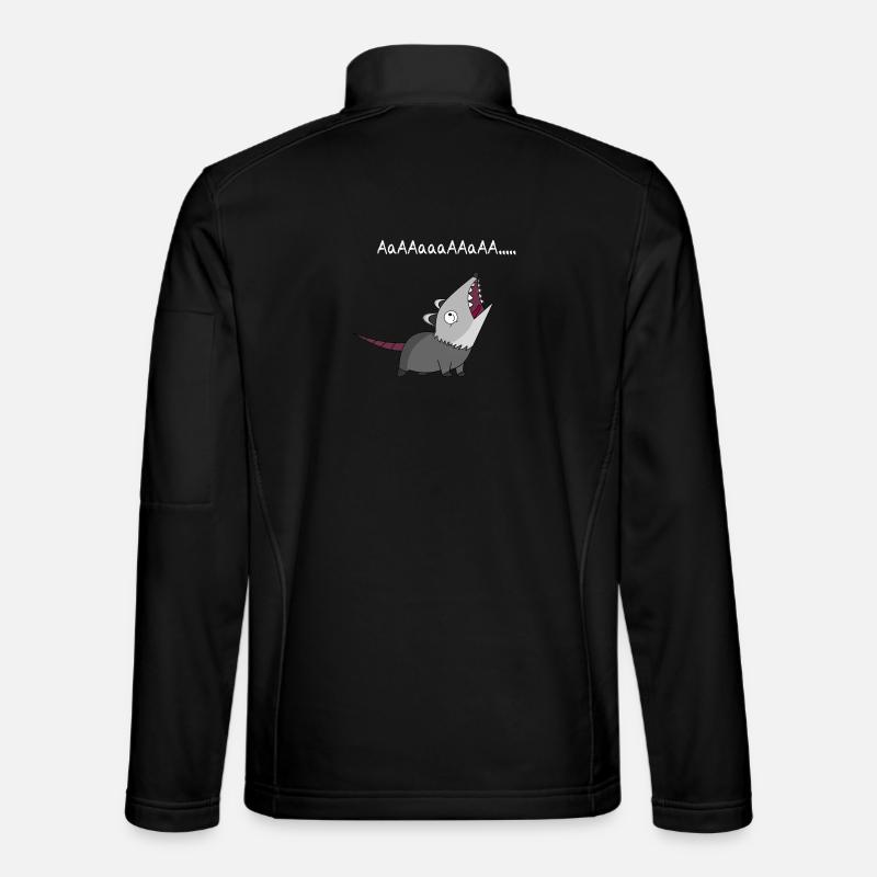 Opossum - Unisex Softshelljacke - Schwarz