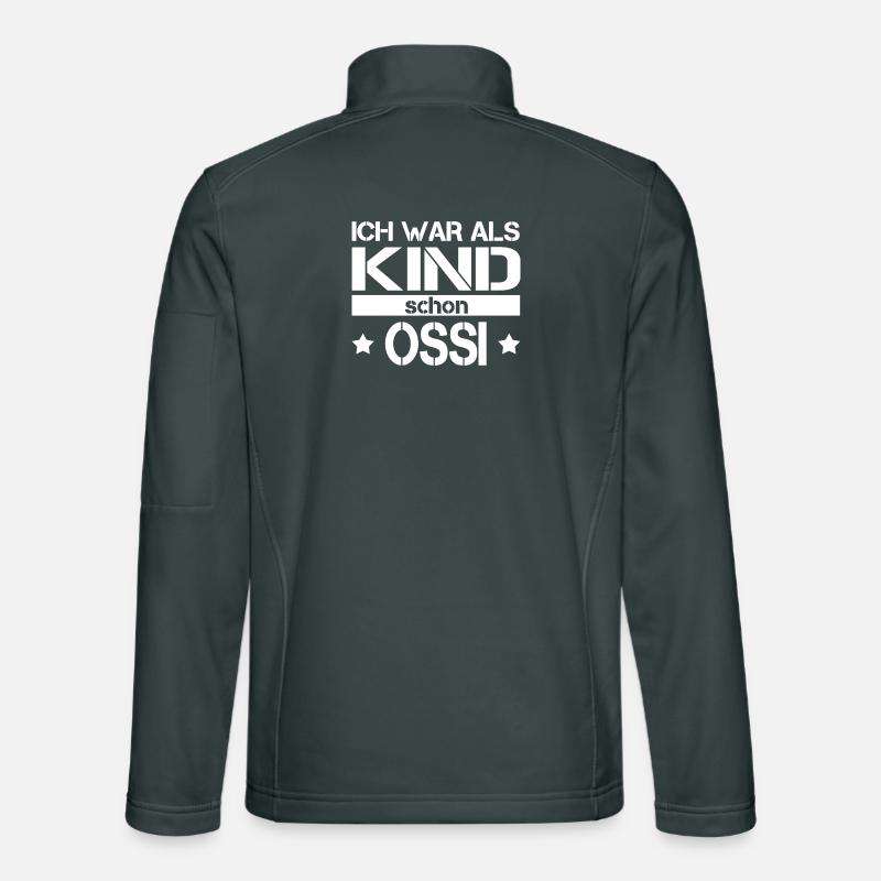 Ich war als Kind schon Ossi | Ostalgie Spruch Unisex Softshelljacke