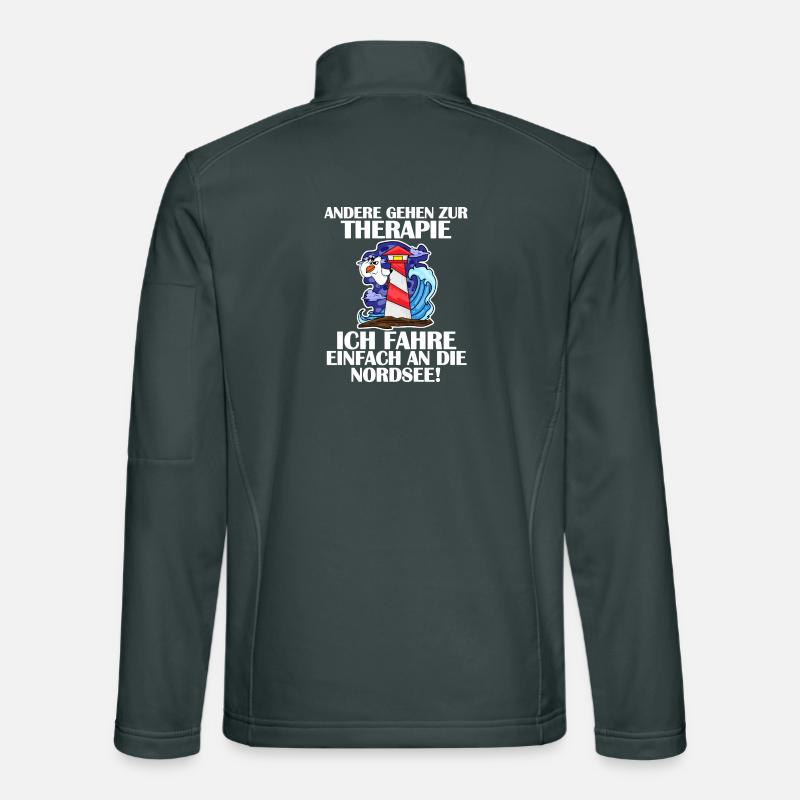 Nordsee Spruch Unisex Softshelljacke