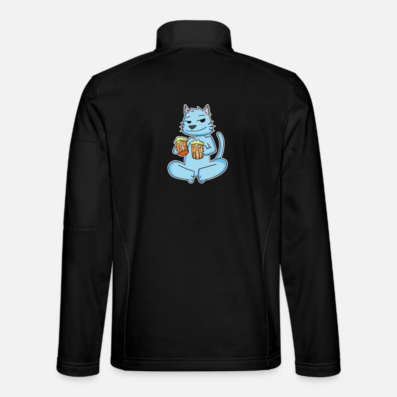 Chat à la bière - Veste en tissu softshell Unisexe - noir