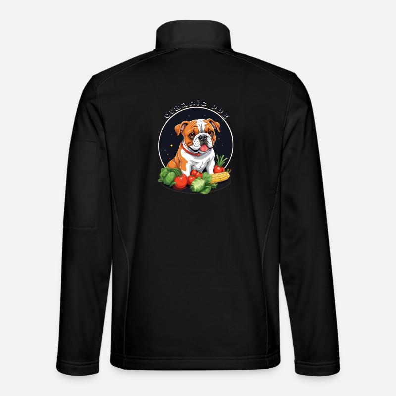Chien Bio - Veste en tissu softshell Unisexe - noir