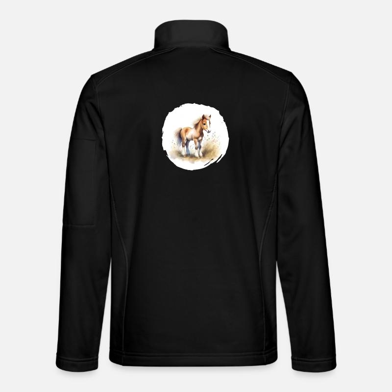 Puledro Acquerello - Giacca softshell unisex - nero