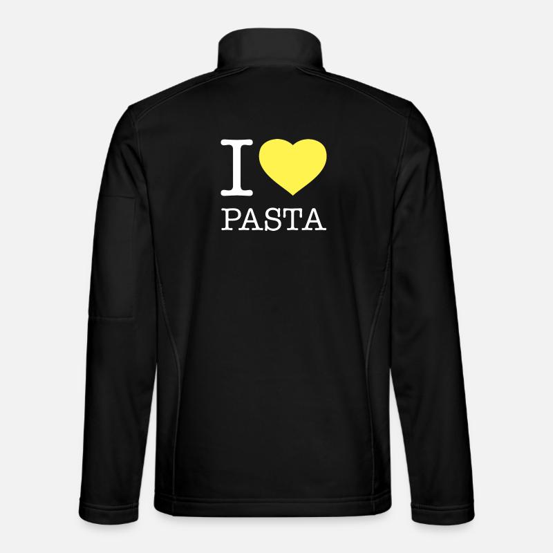 J’ADORE LES PÂTES - Veste en tissu softshell Unisexe - noir