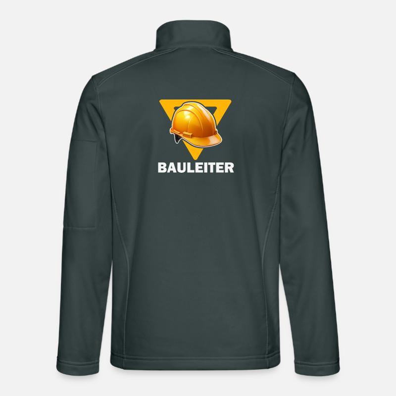 Baustellenleiter Bauhelm Unisex Softshelljacke