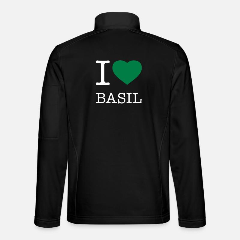 J’AIME LE BASILIC Basilikum Veste en tissu softshell Unisexe