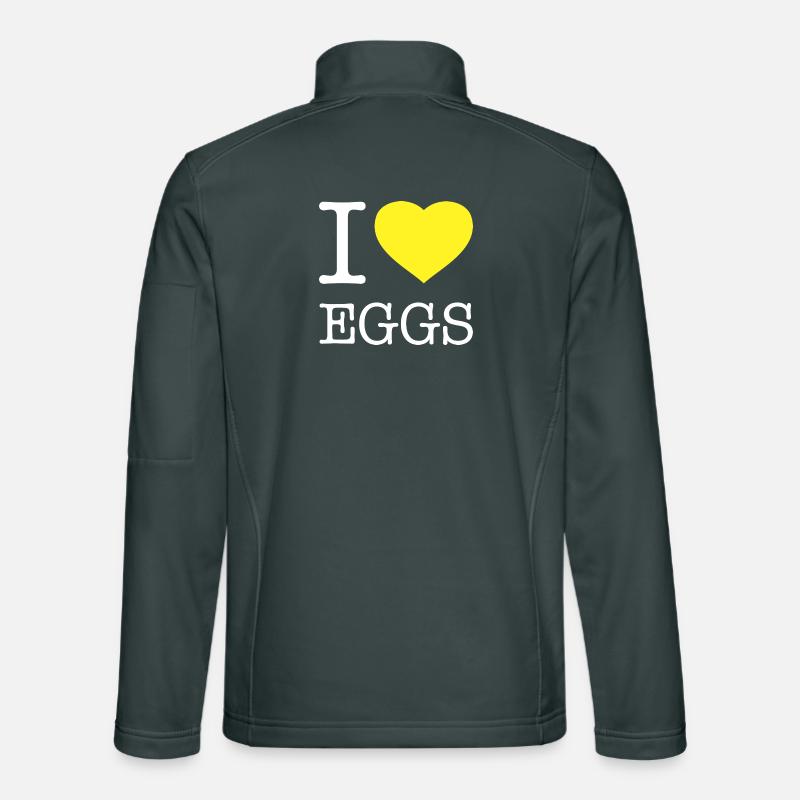 I LOVE EGGS Unisex Softshelljacke