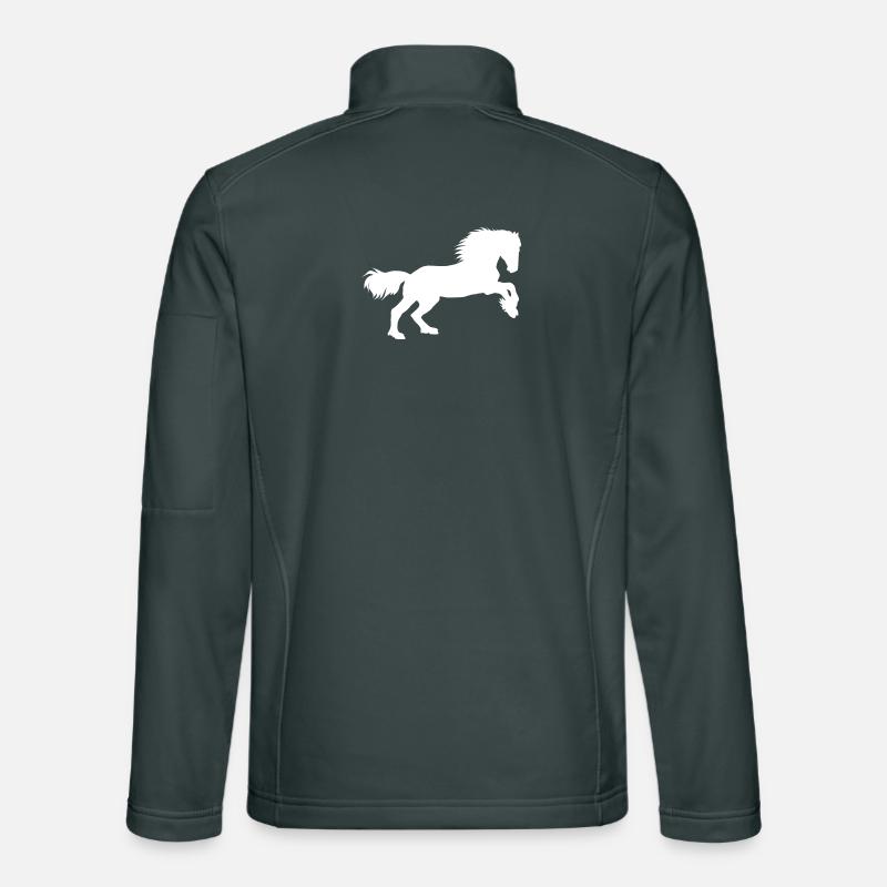 Puissance des chevaux Veste en tissu softshell Unisexe