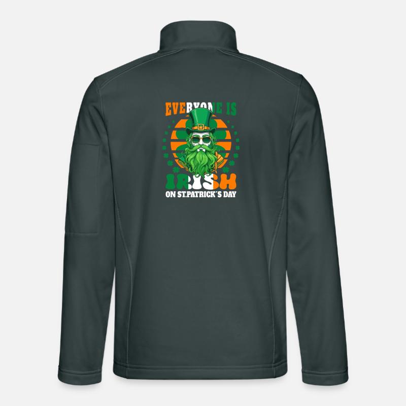 On St. Patrick's Day, everyone is Irish Unisex Softshell Jacket