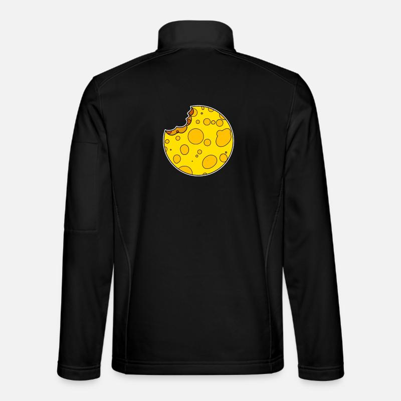 Rond de fromage Circle - Veste en tissu softshell Unisexe - noir