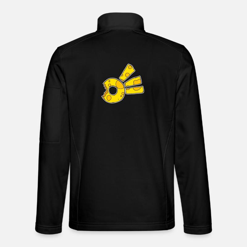 Cheese Comet Symbol - Unisex Softshell Jacket - black
