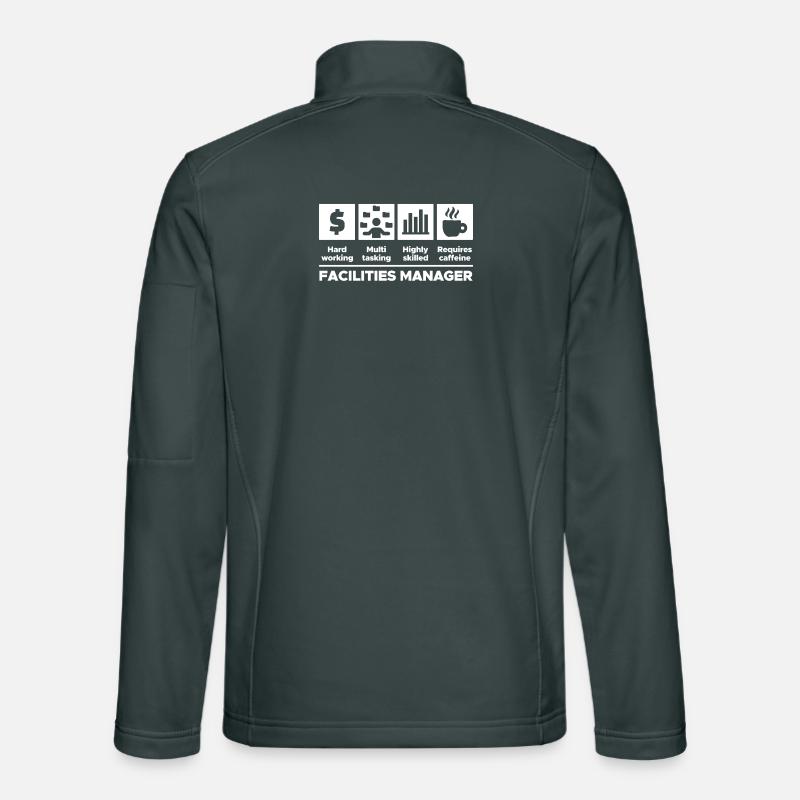 Job Project Manager Career Manager Statement Unisex Softshell Jacket