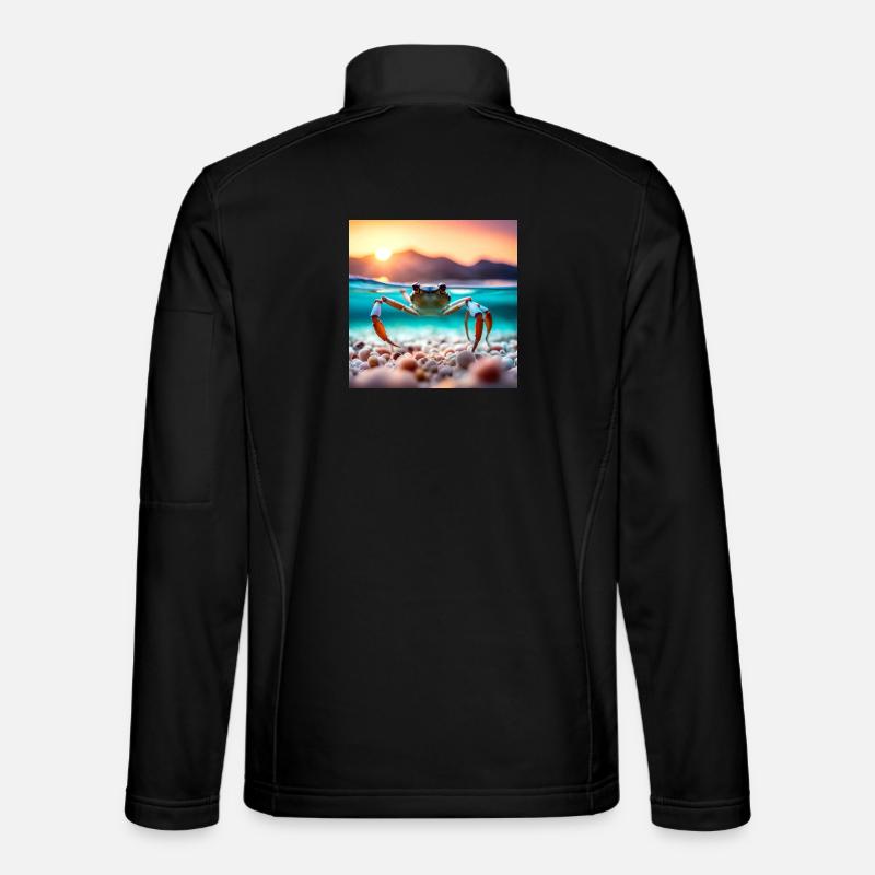Underwater Crab Unisex Softshell Jacket